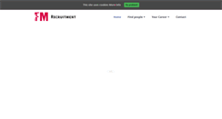 Desktop Screenshot of fmrecruitment.co.uk